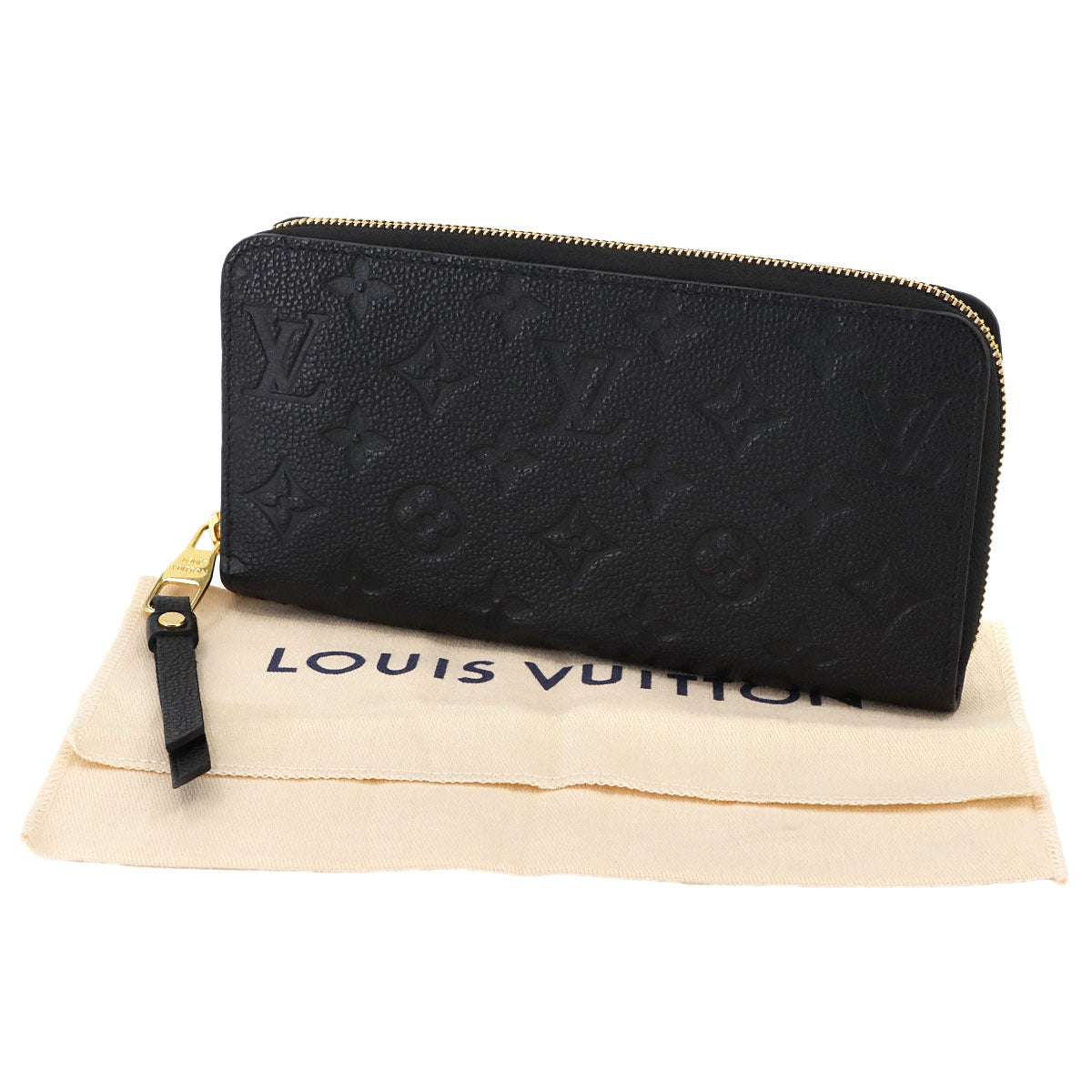 Monogram Empreinte Zippy Wallet Leather Noir M61864