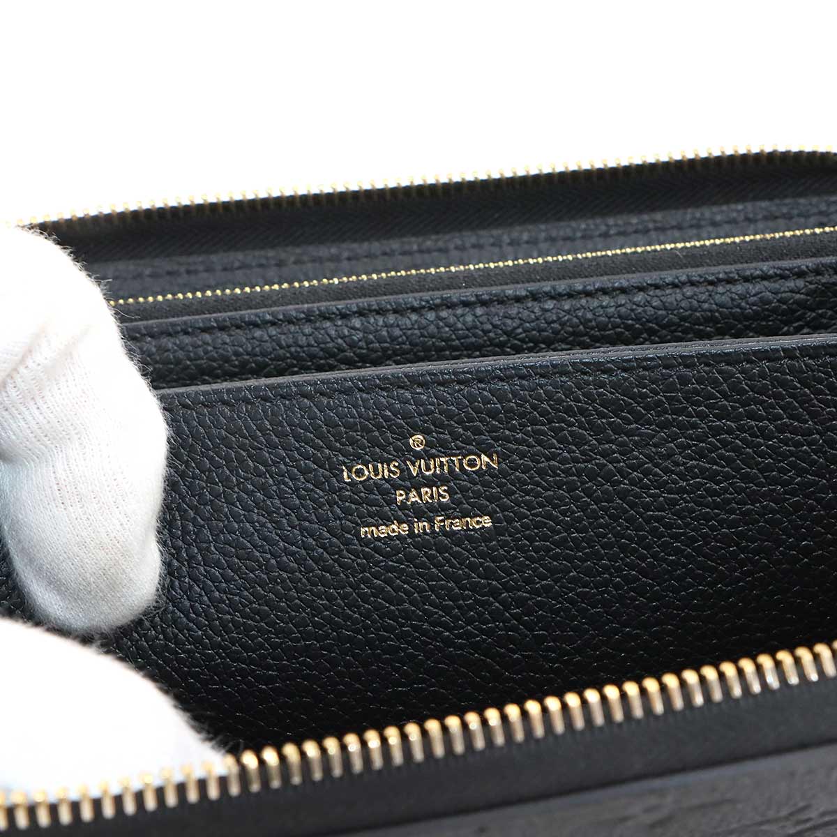 Monogram Empreinte Zippy Wallet Leather Noir M61864