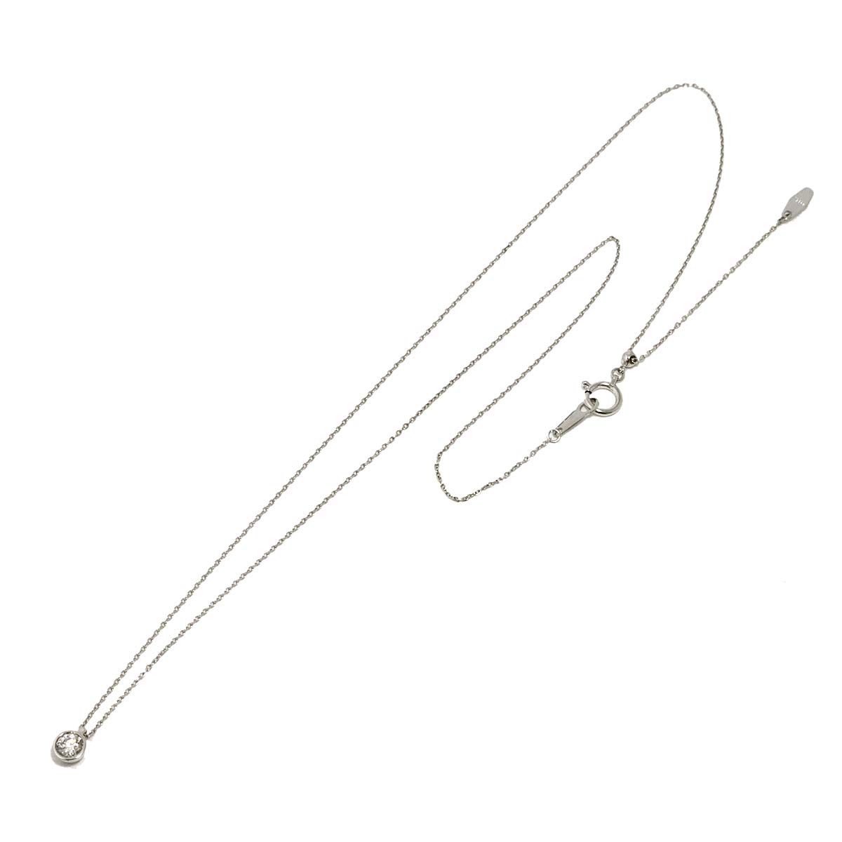 Diamond 0.217ct Necklace Pt Platinum