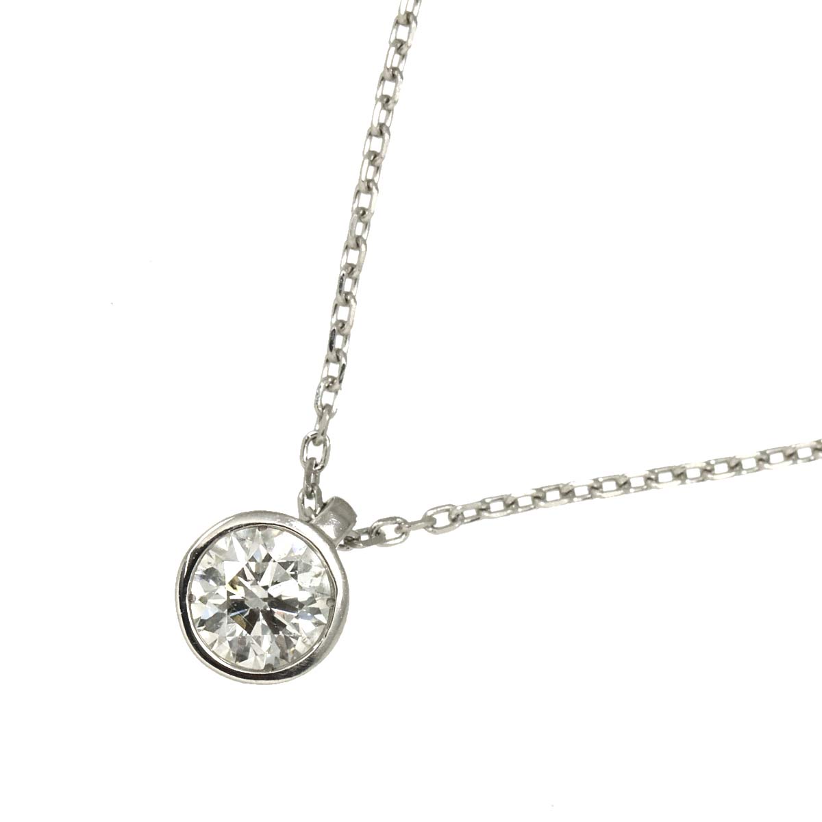 Diamond 0.217ct Necklace Pt Platinum