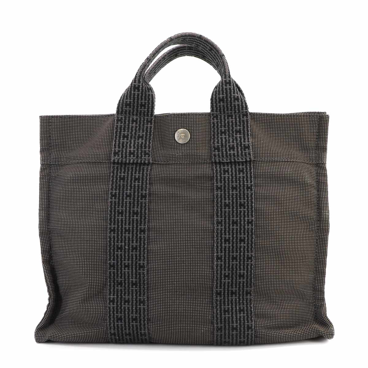 Herline tote PM Bag Canvas Gray Unisex Purse