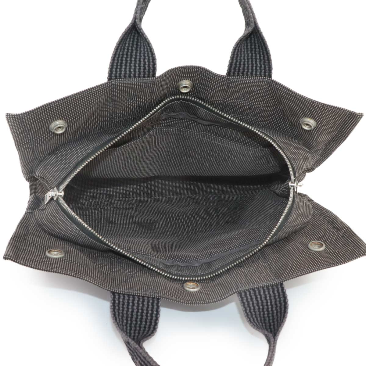 Herline tote PM Bag Canvas Gray Unisex Purse