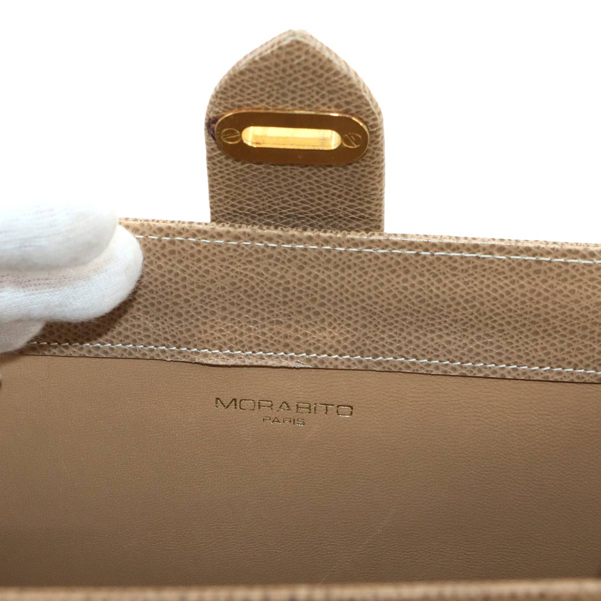 Orsay PM Hand Bag Leather Beige 30001SX0814