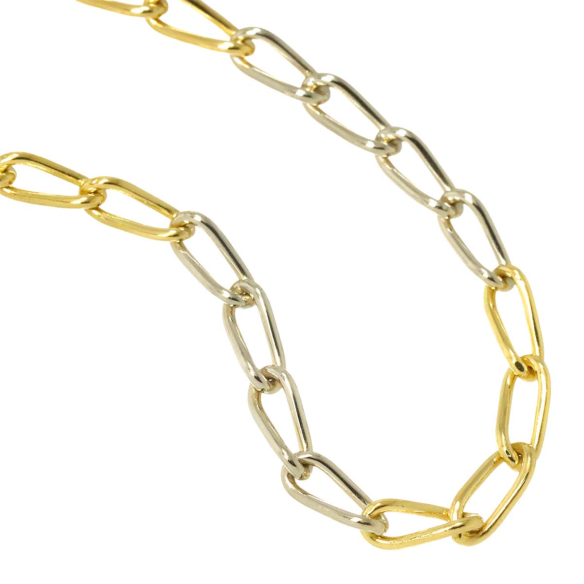 Chain Necklace 18K YG WG 750