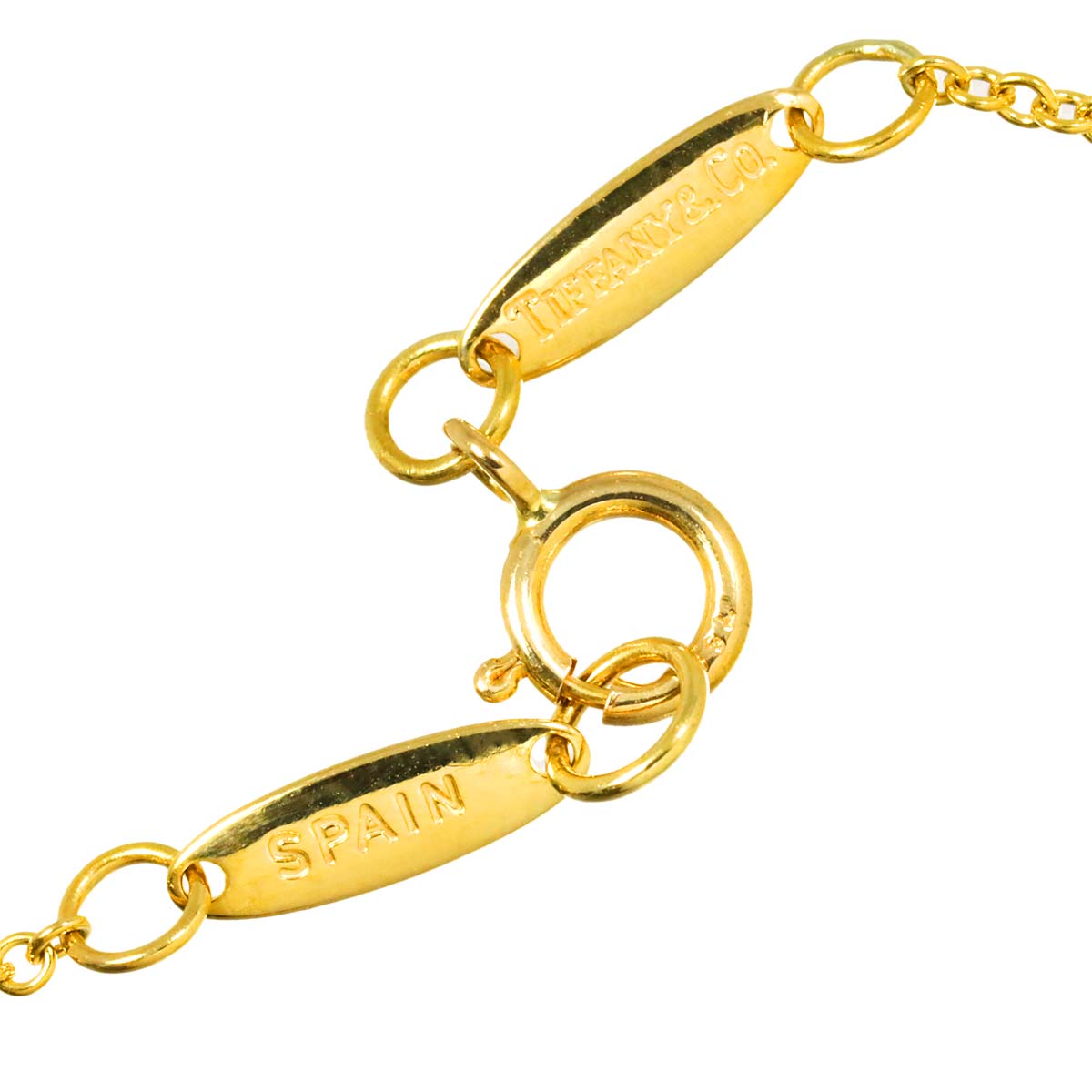 Open Heart Necklace 18K Yellow Gold 750