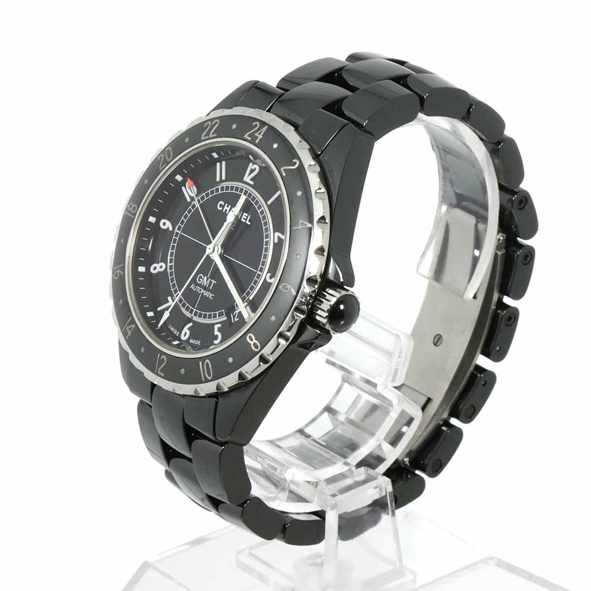 J12 GMT 41mm H2012 Mens Watch Date Black Ceramic Automatic