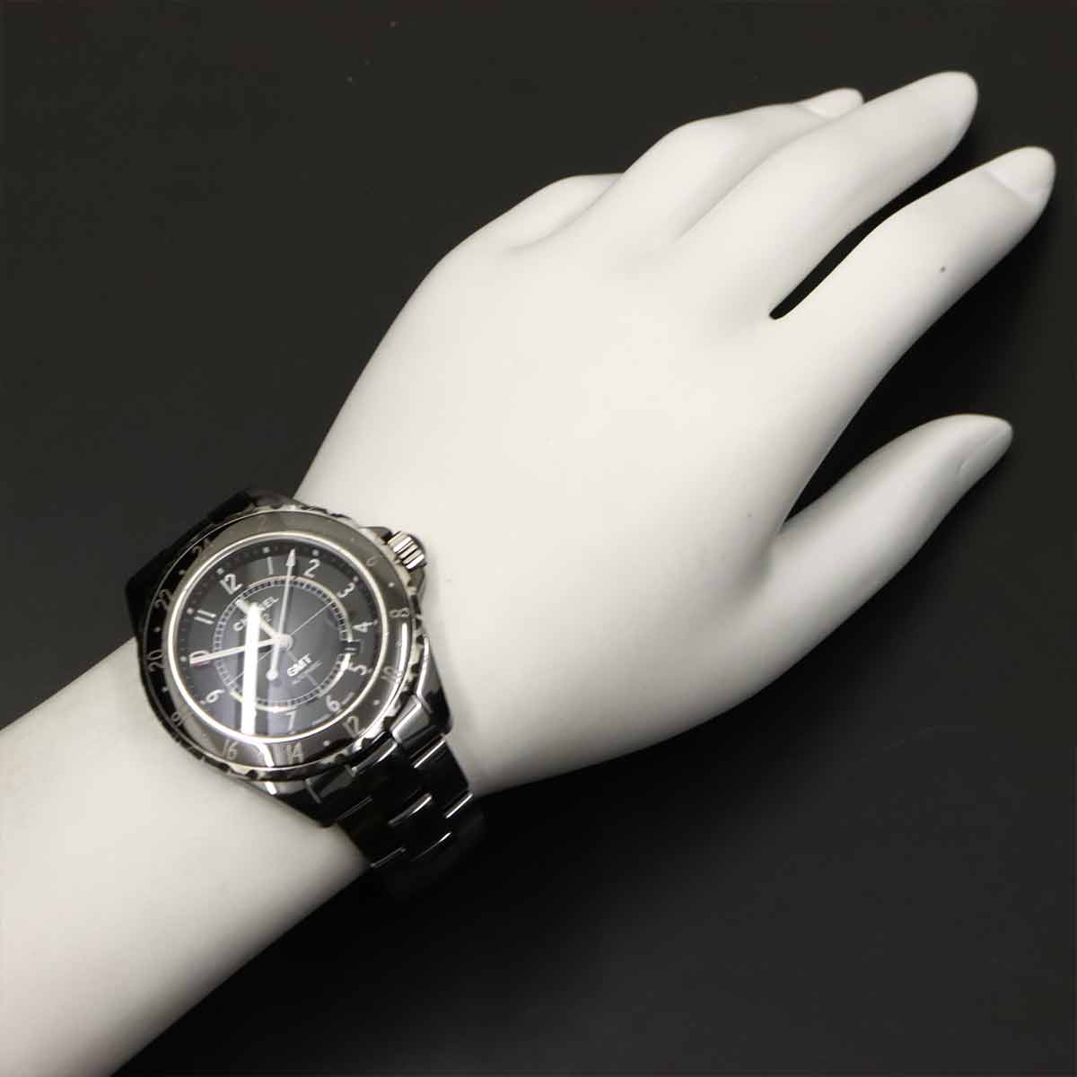 J12 GMT 41mm H2012 Mens Watch Date Black Ceramic Automatic