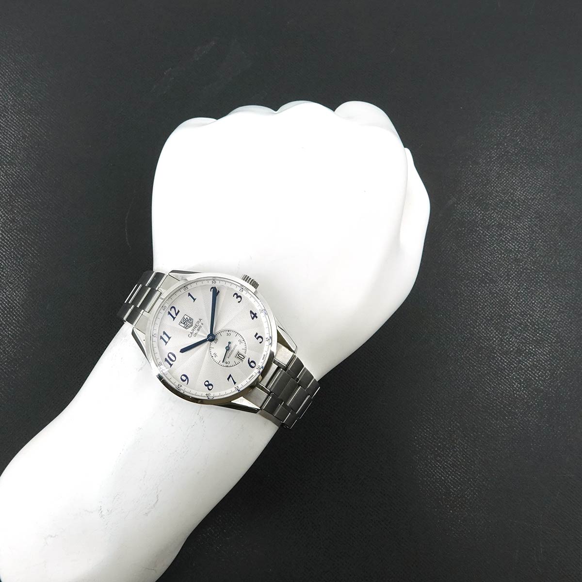 Carrera Caliber 6 WAS2111 Automatic Date Silber Dial Mens