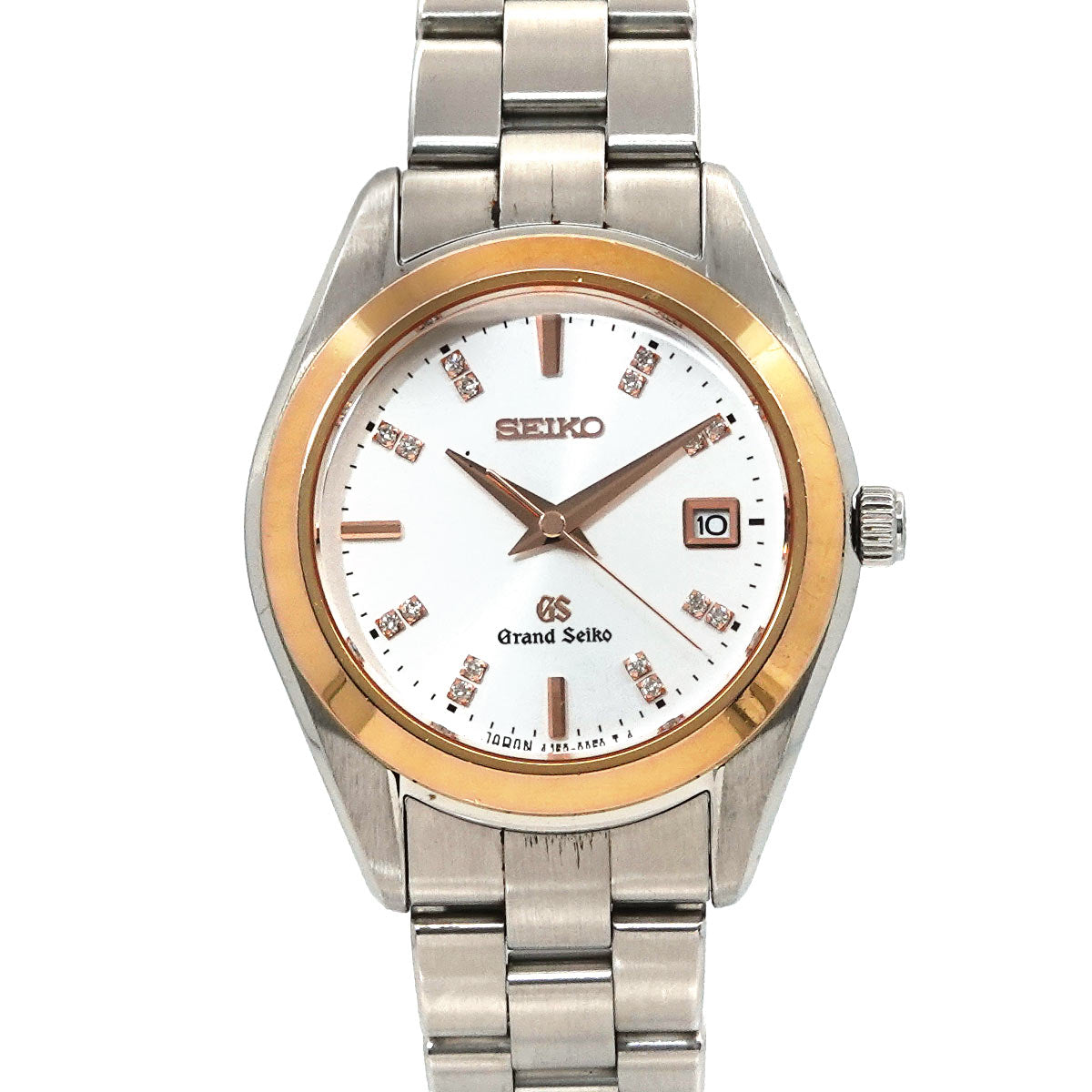 GRAND SEIKO STGF074 4J52-0AB0 Date 16P Diamond Silver Dial