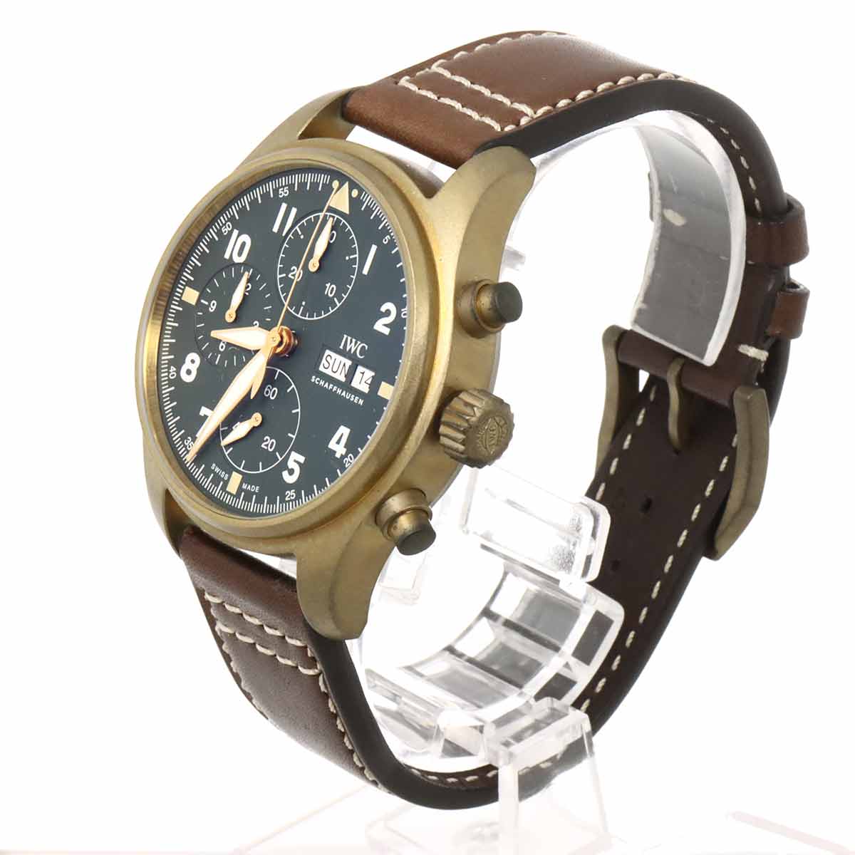 Pilot Watch Spitfire Chronograph IW387902 Automatic Green Dial