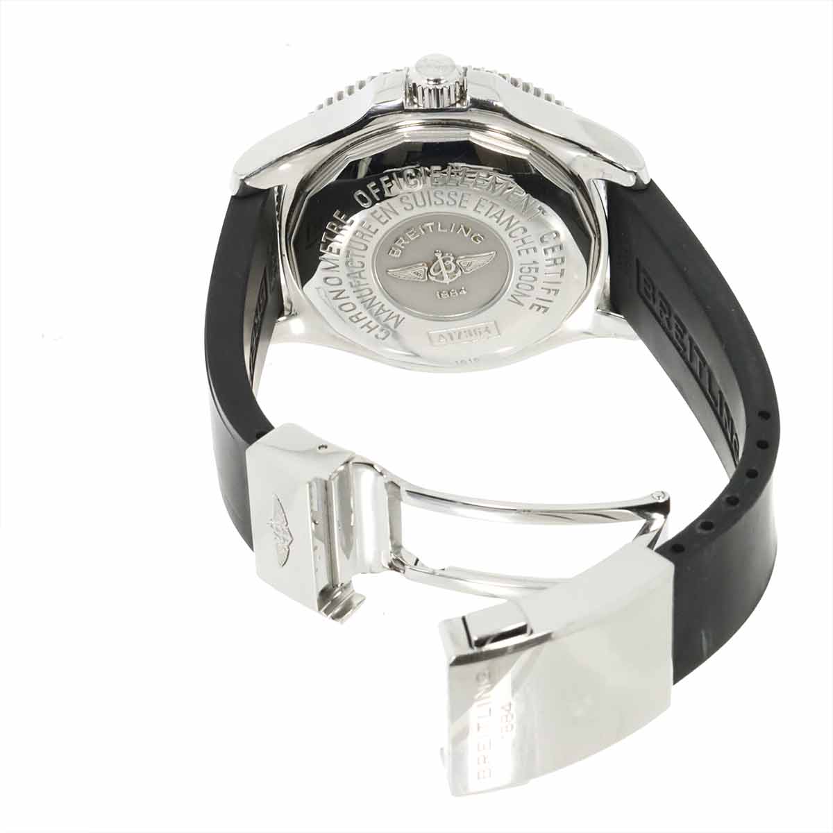 Super Ocean 42 A17364 Date Automatic Black Dial Mens Watch