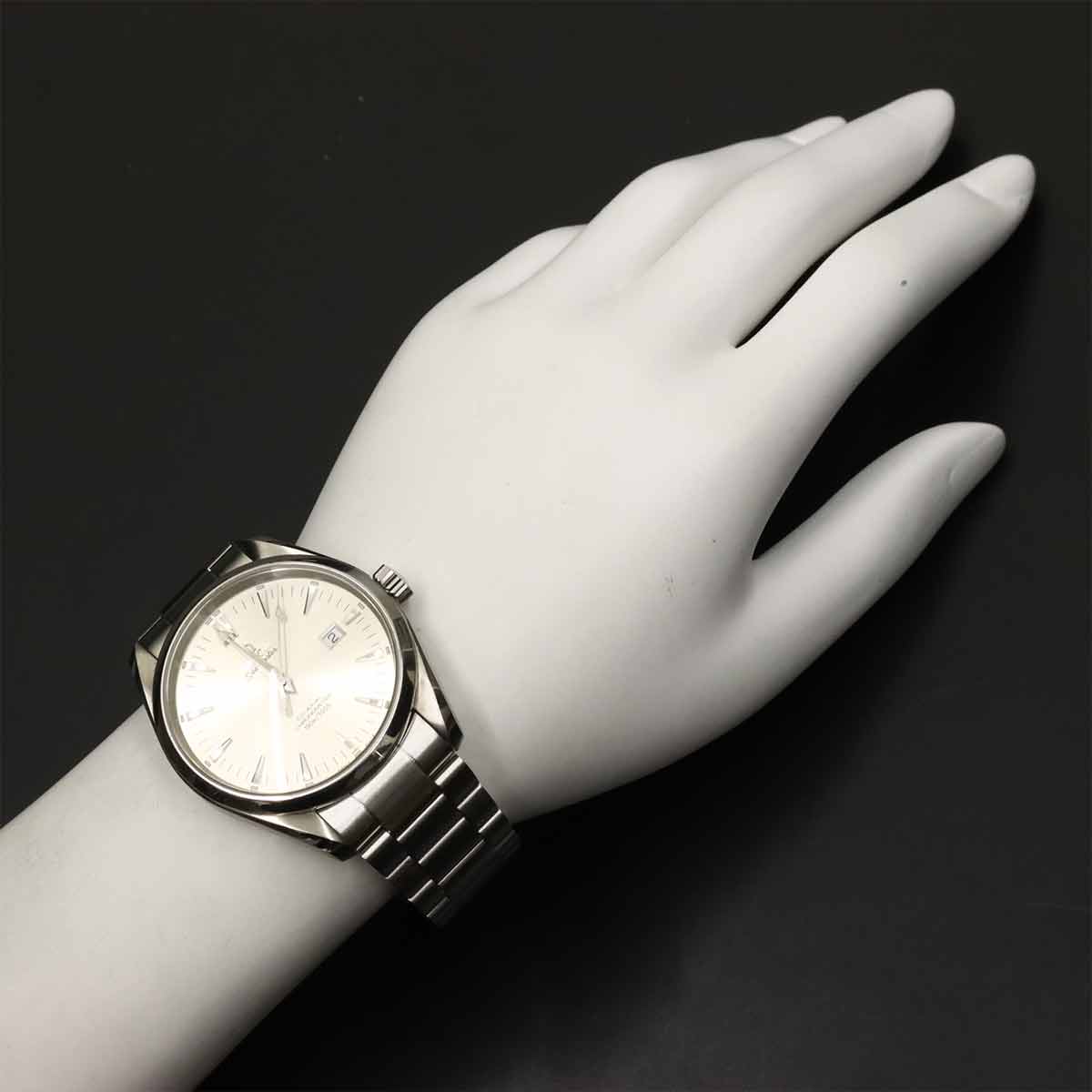 Seamaster Aqua Terra Co-axial 2503 30 Date Silver Dial Mens