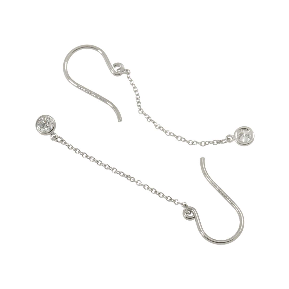 By The Yard  Diamond Earrings Pierced Pt