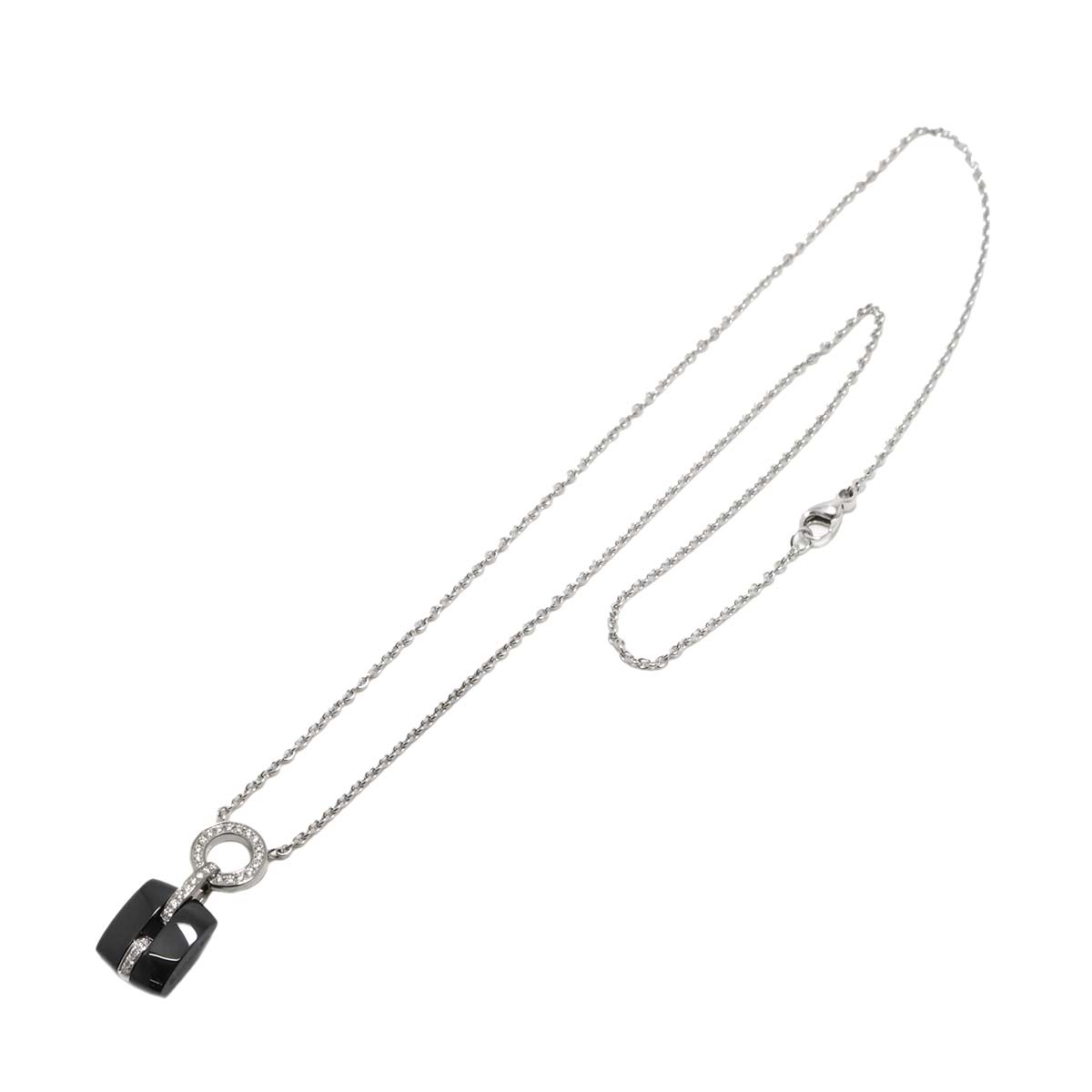 ULTRA Diamond Necklace Ceramic 18K White Gold 750