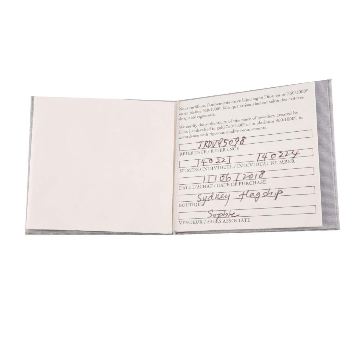 Rose des Vents Diamond Earrings Pierced 18K PG 750