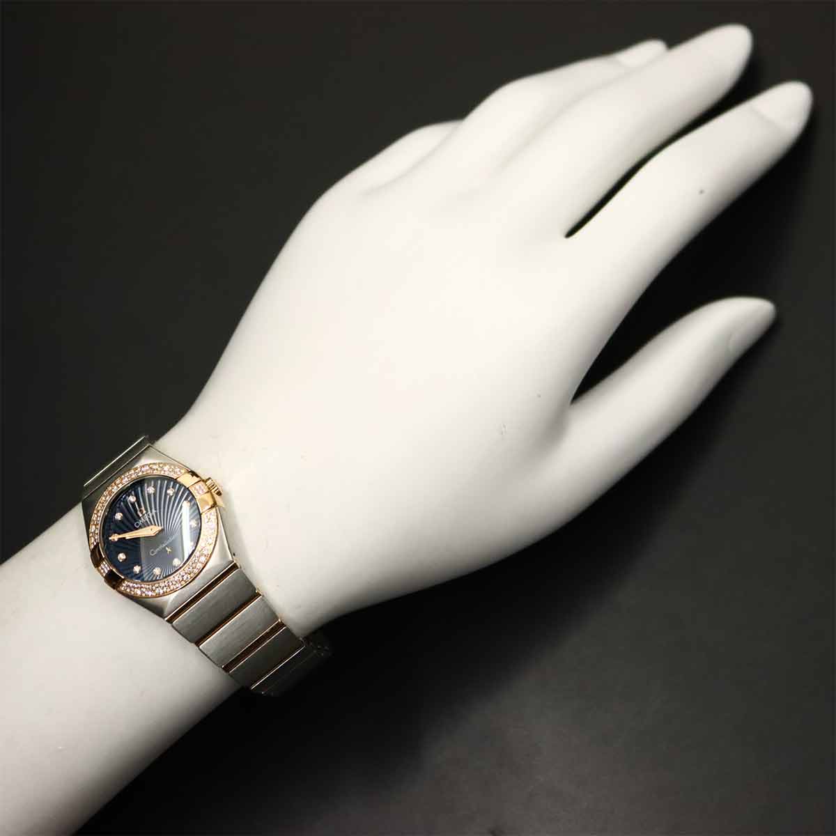 Constellation 123 25 27 60 53 001 K18PG Diamond Bezel Watch