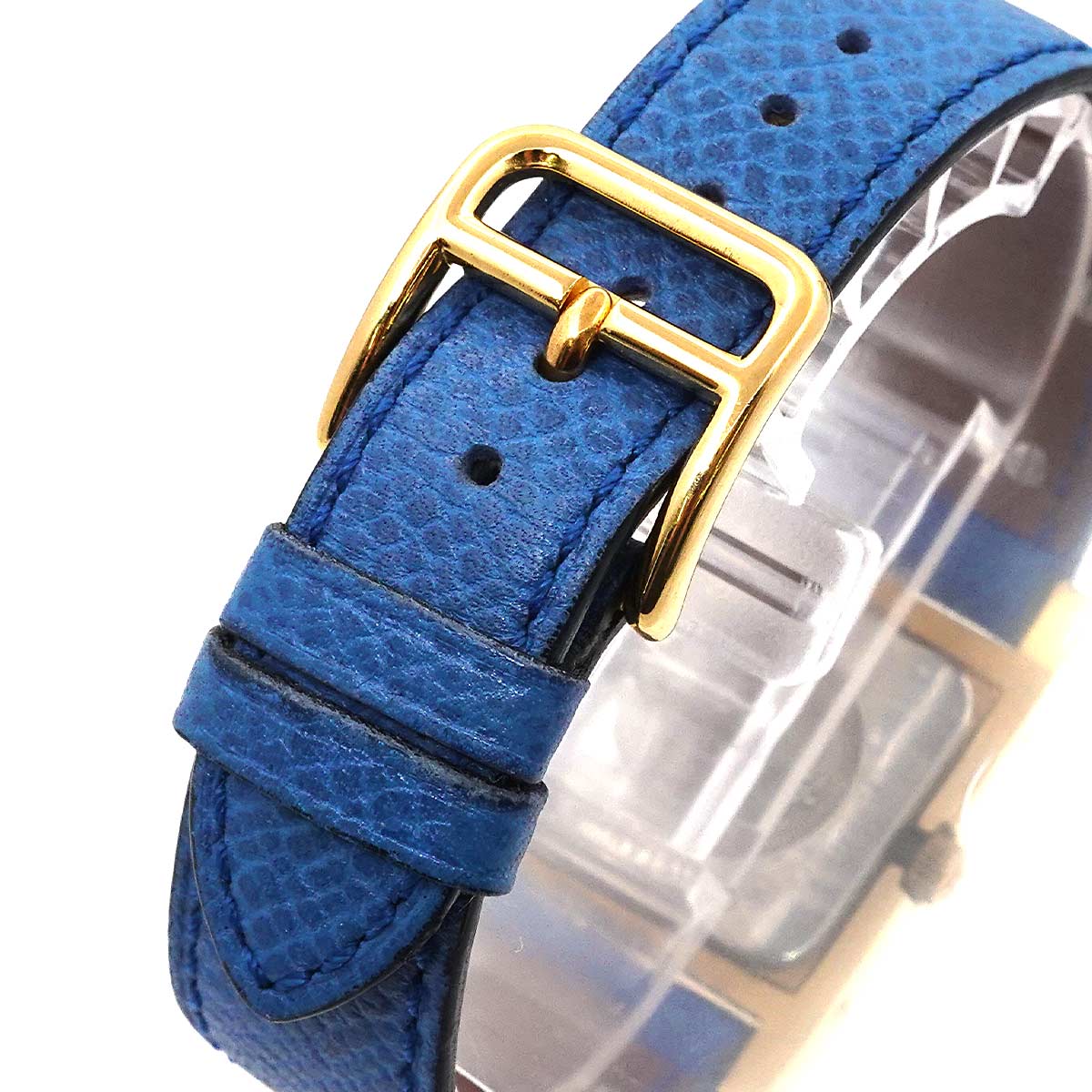 Medor Vintage pyramid Gold studs Quartz White Dial Ladies