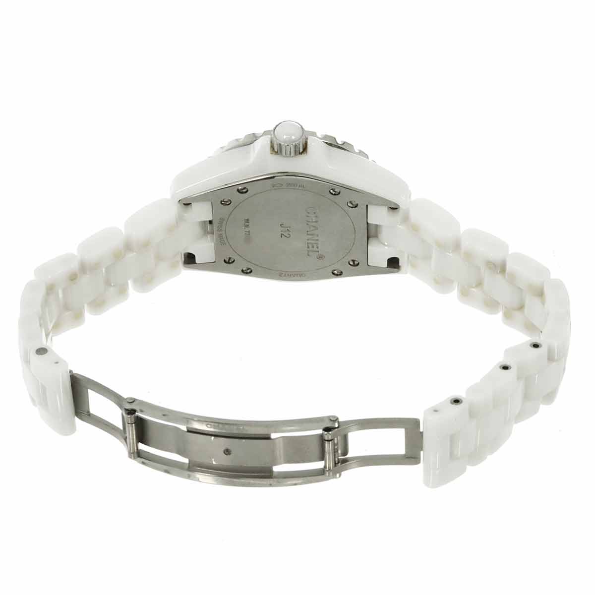 J12 33mm H2123 Quartz Date White Dial Ladies Watch