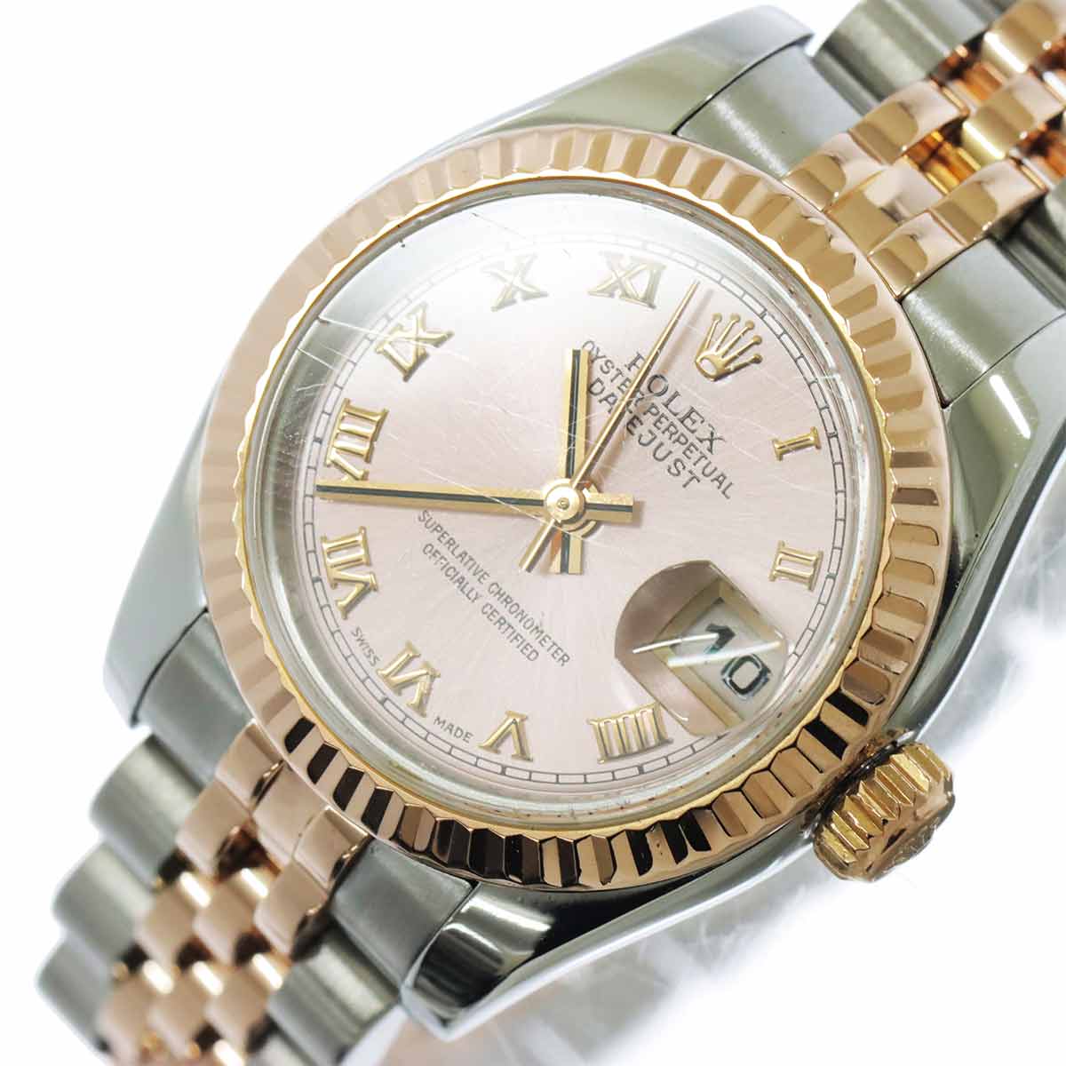 Datejust 179171 Serial V 750 PG Automatic Pink Dial Ladies