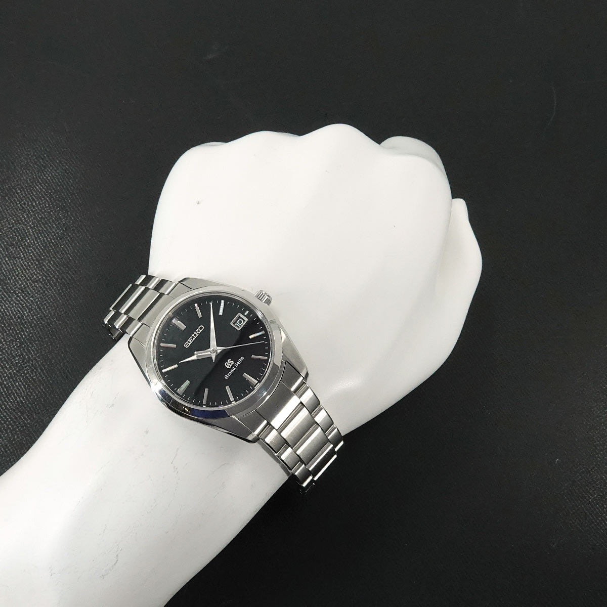 Grand Seiko SBGX061 9F62-0AB0 Date Quartz Black Dial Mens Watch