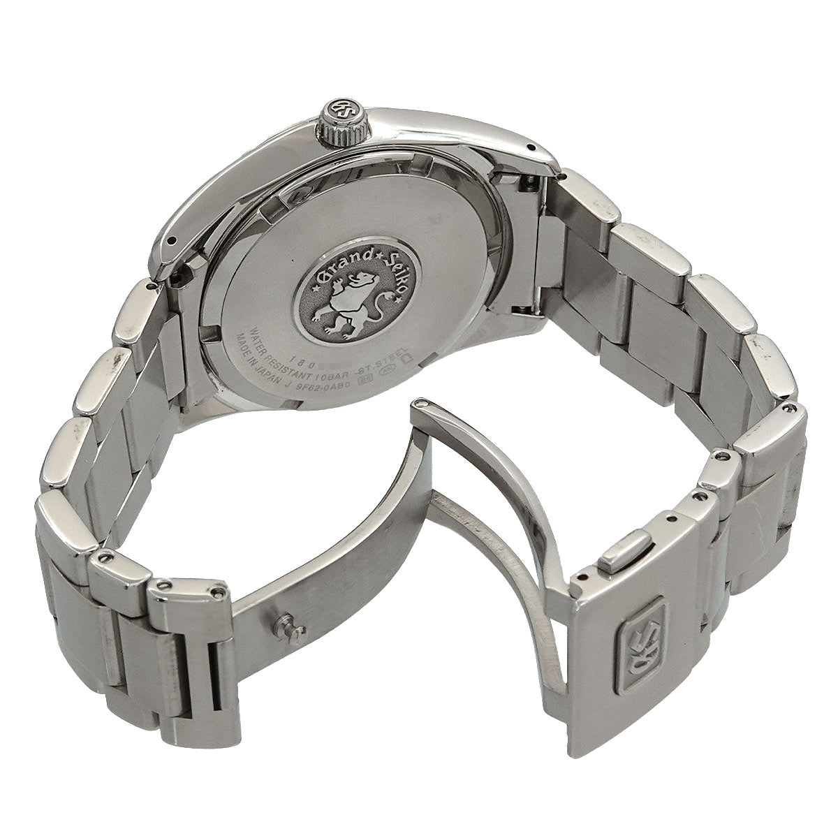 Grand Seiko SBGX061 9F62-0AB0 Date Quartz Black Dial Mens Watch