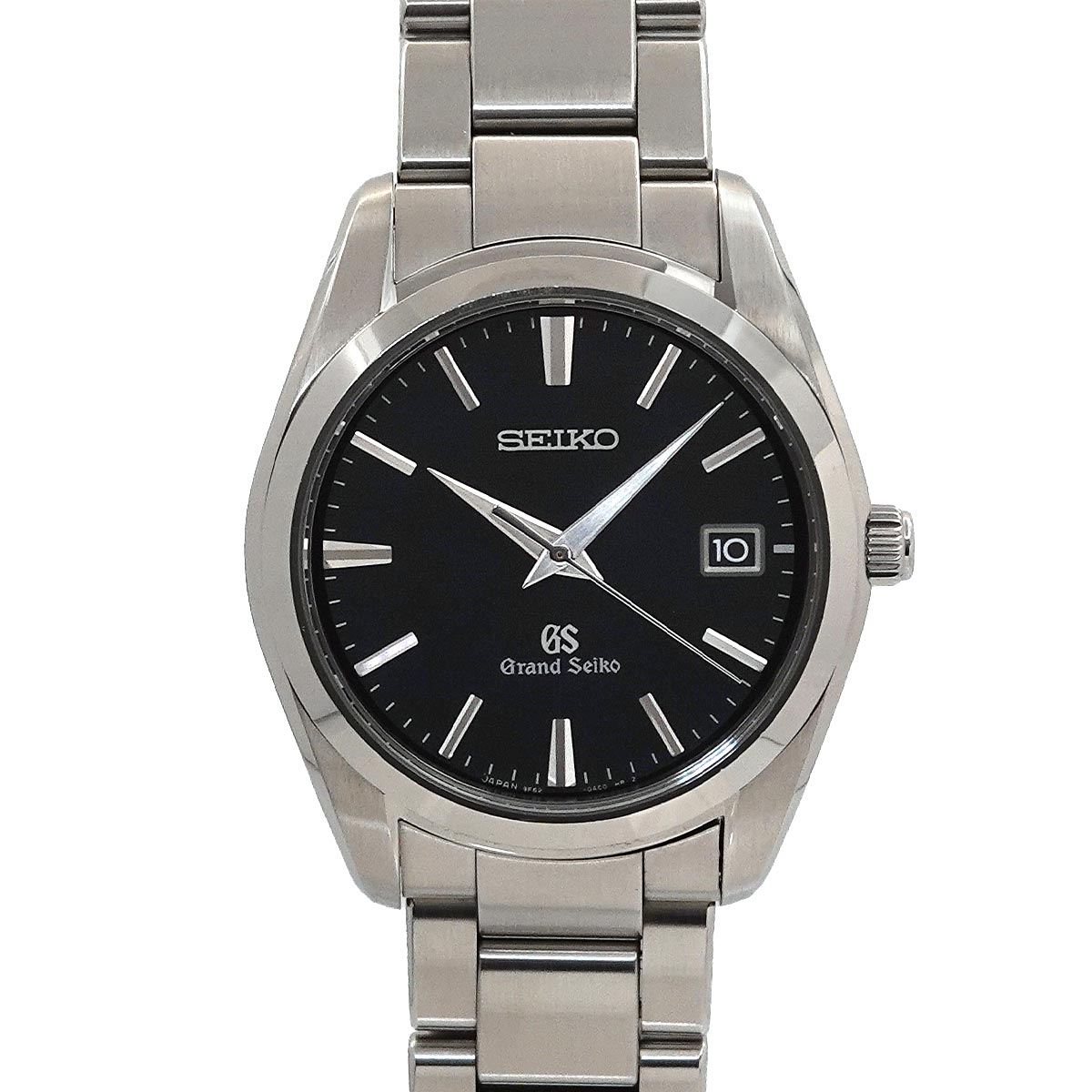 Grand Seiko SBGX061 9F62-0AB0 Date Quartz Black Dial Mens Watch