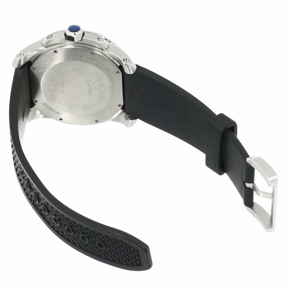 Calibre de Cartier Diver W7100056 Date Black Dial Mens Watch