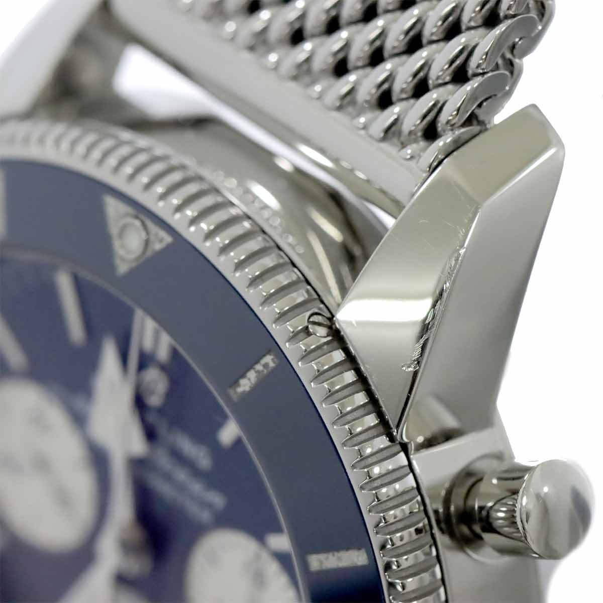 Super Ocean Heritage B01 Chronograph AB0162 Blue Dial Mens