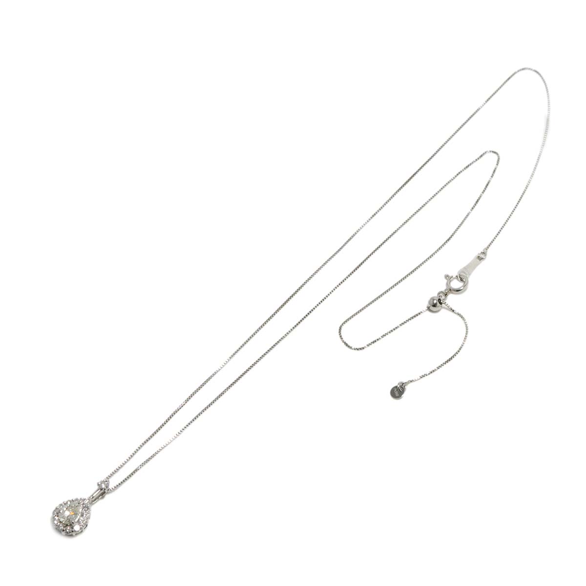 Diamond 0.295ct/0.23ct Necklace Pt Platinum