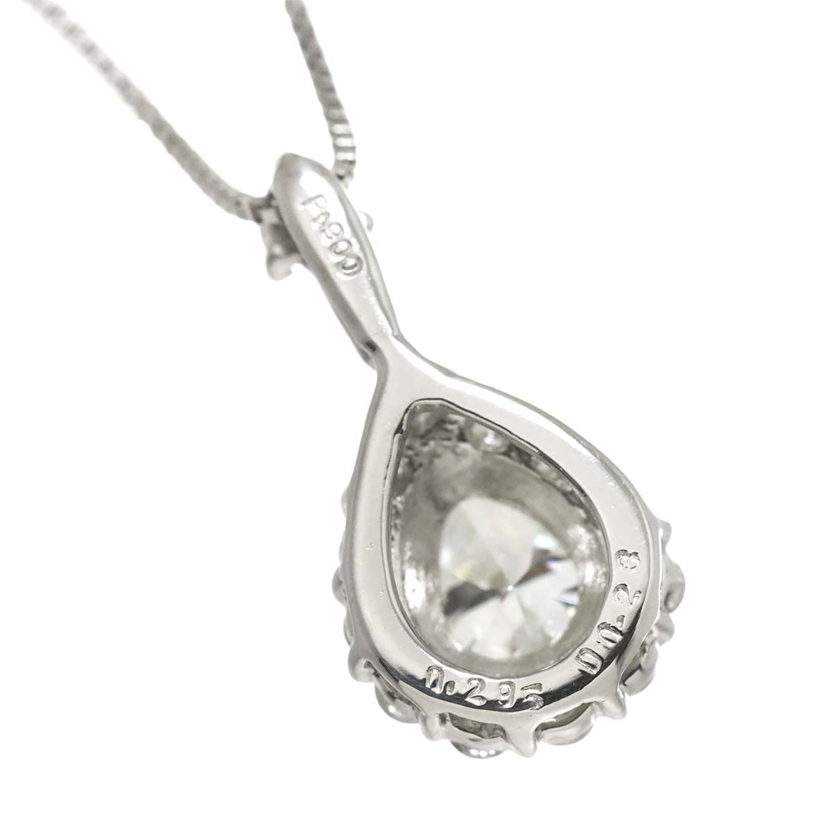 Diamond 0.295ct/0.23ct Necklace Pt Platinum