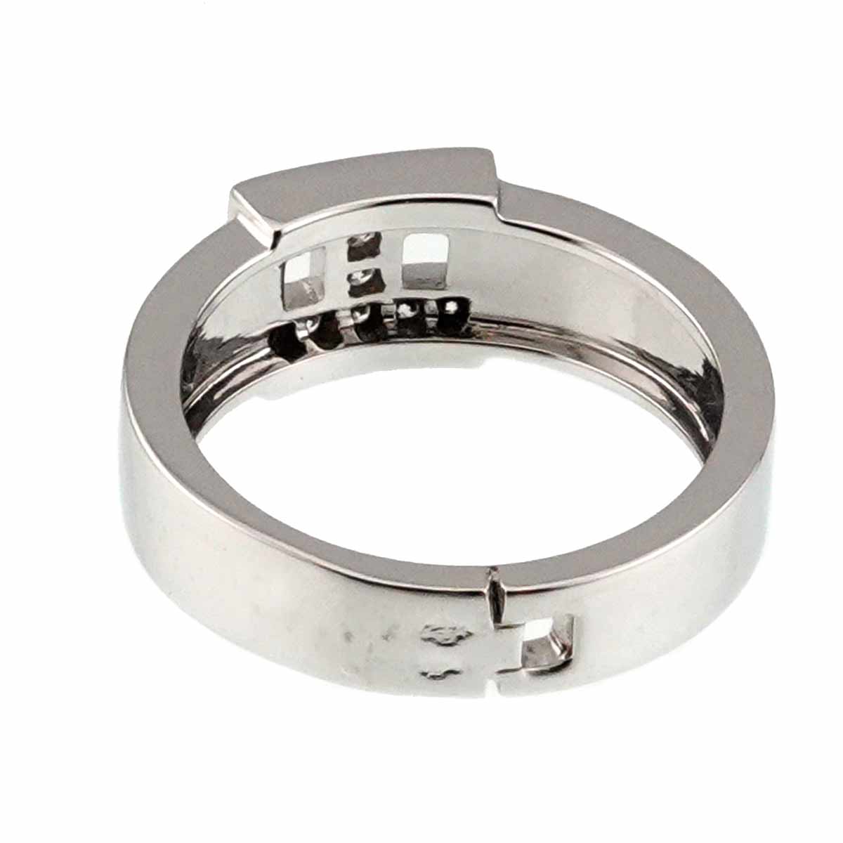 Hercules Diamond Ring 18K White Gold 750 Size48 4.5(US)