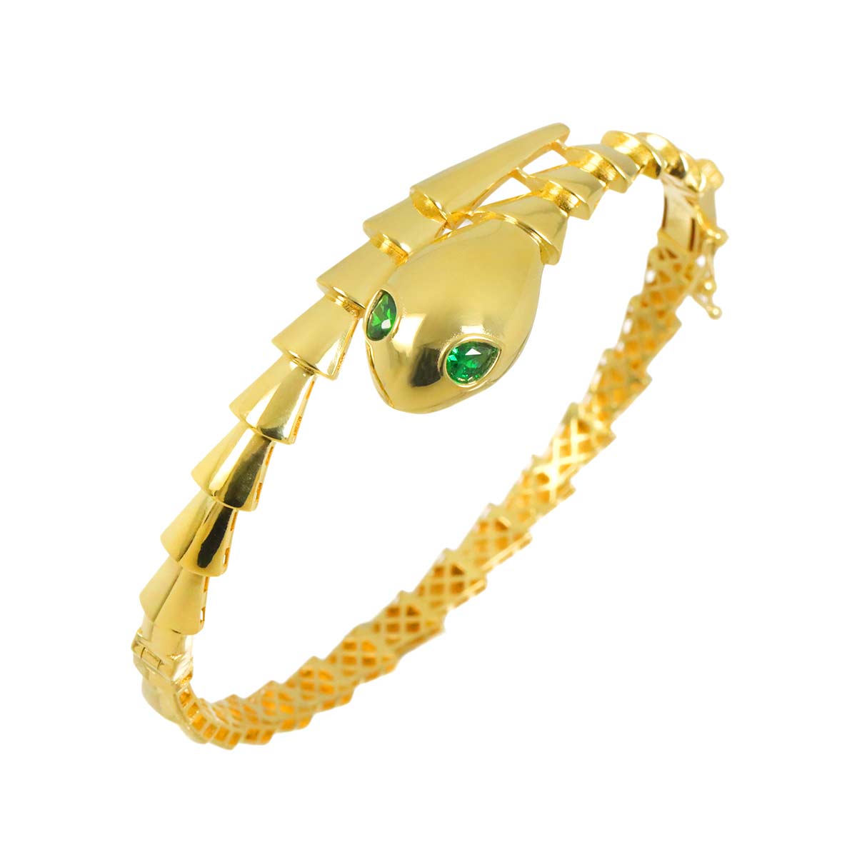 Garnet Bracelet 18K K18 YG Yellow Gold 750