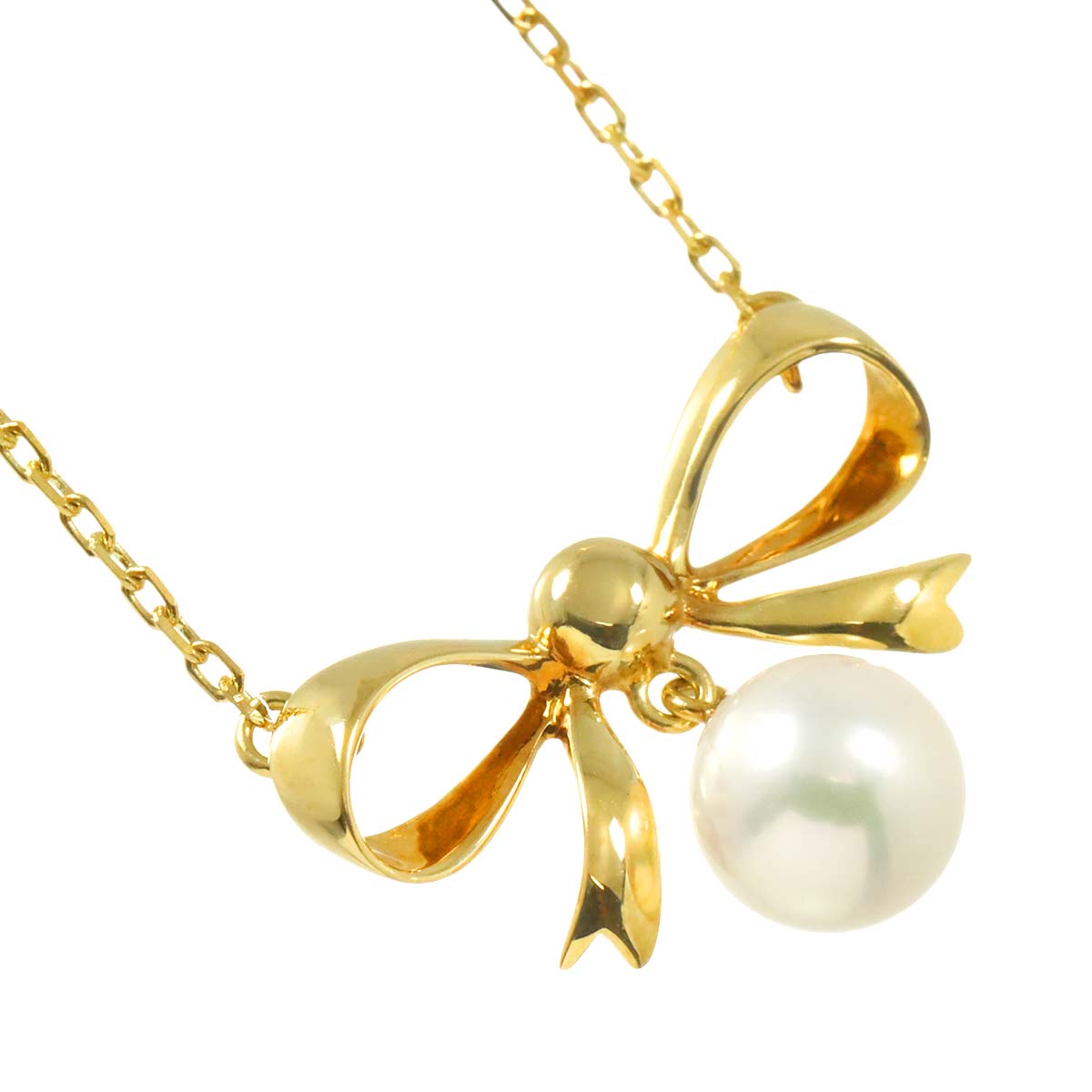 Akoya Pearl 7.0mm Necklace 18K YG 750