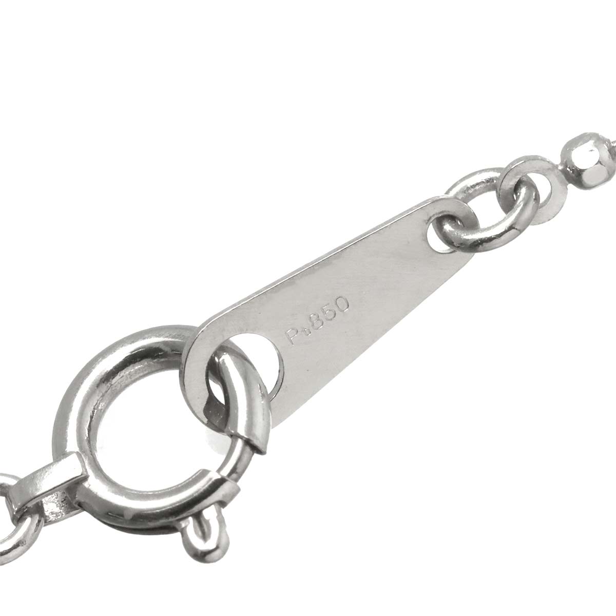 Black Opal 2.23ct Diamond 0.36ct Necklace Pt Platinum