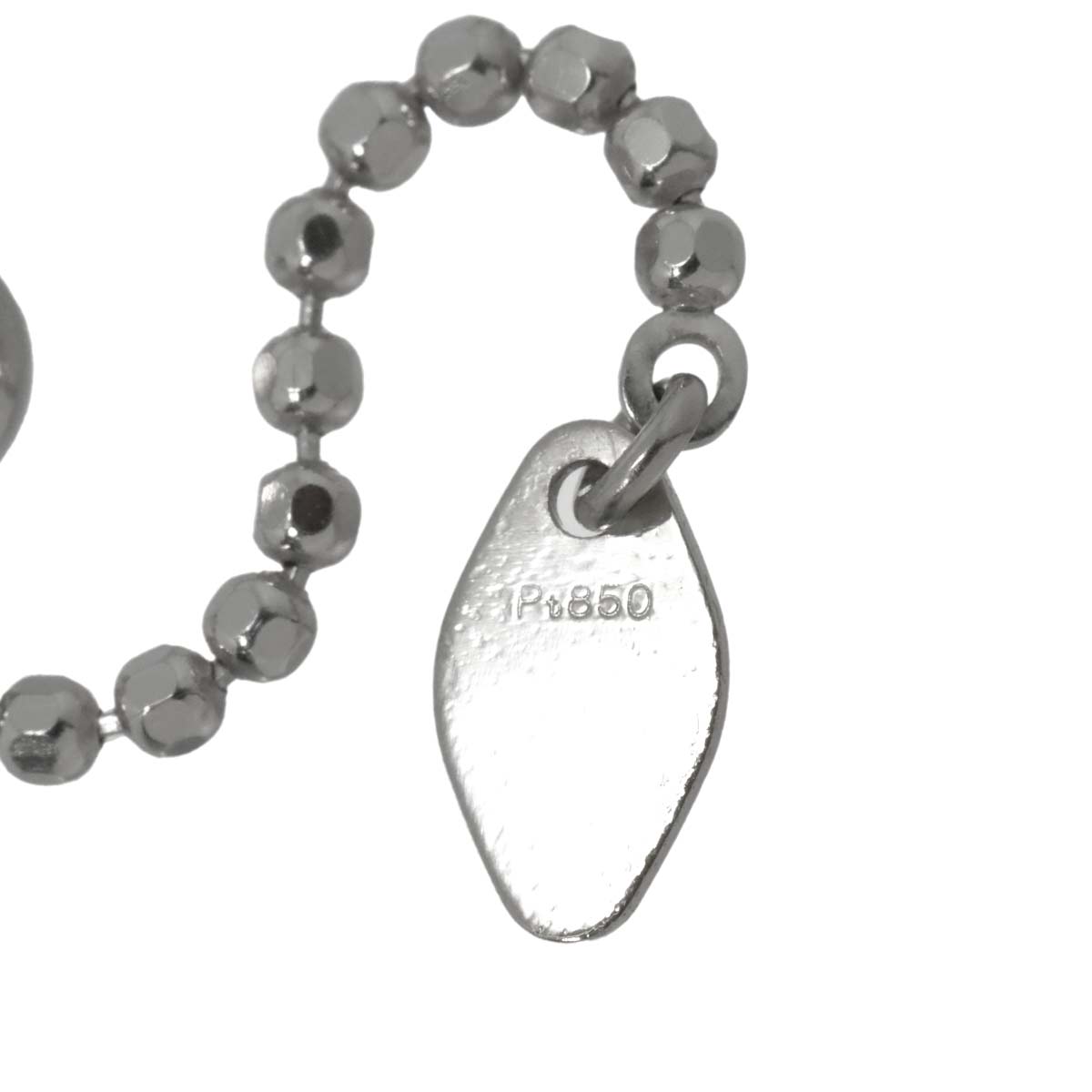 Black Opal 2.23ct Diamond 0.36ct Necklace Pt Platinum