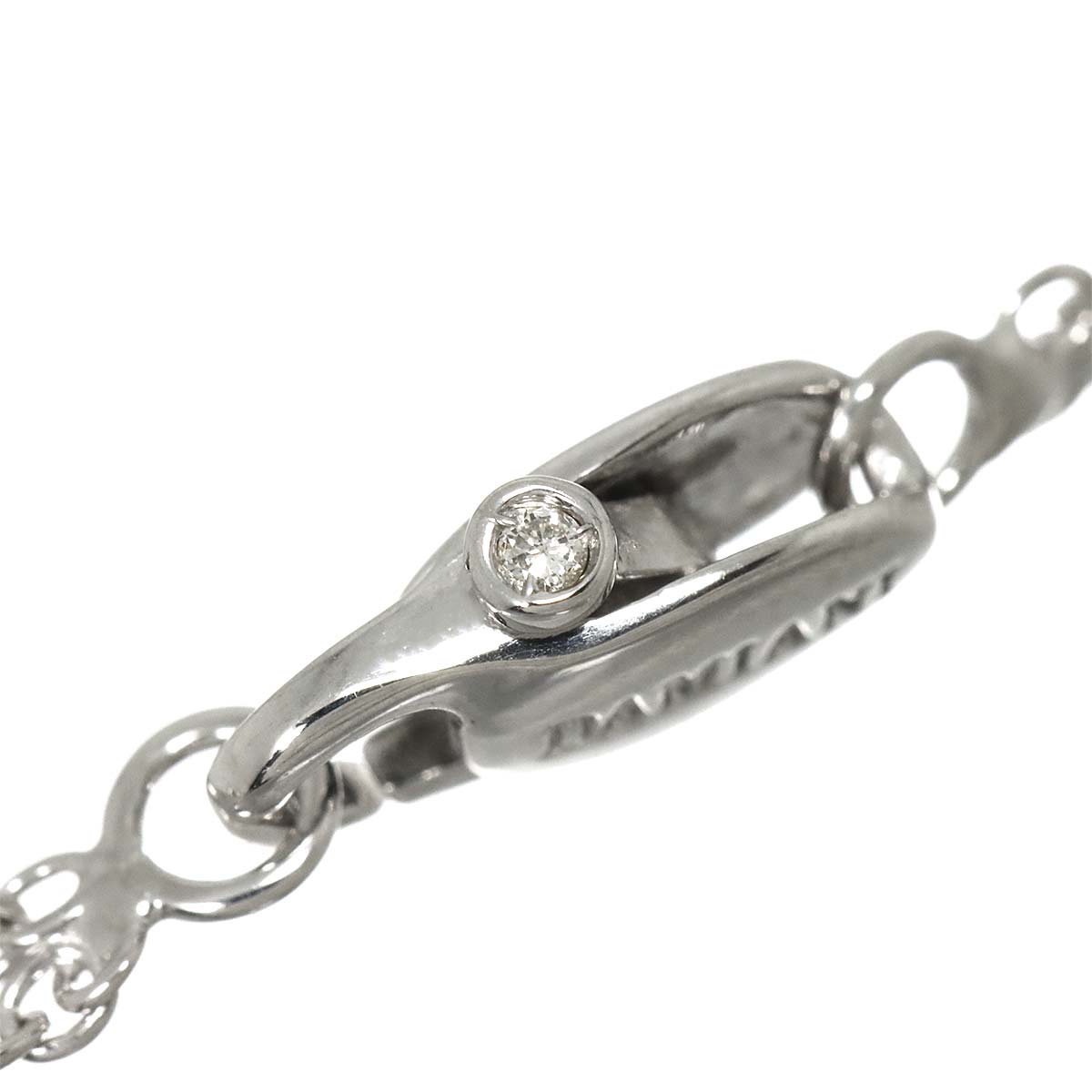 Diamond Necklace 18K WG 750