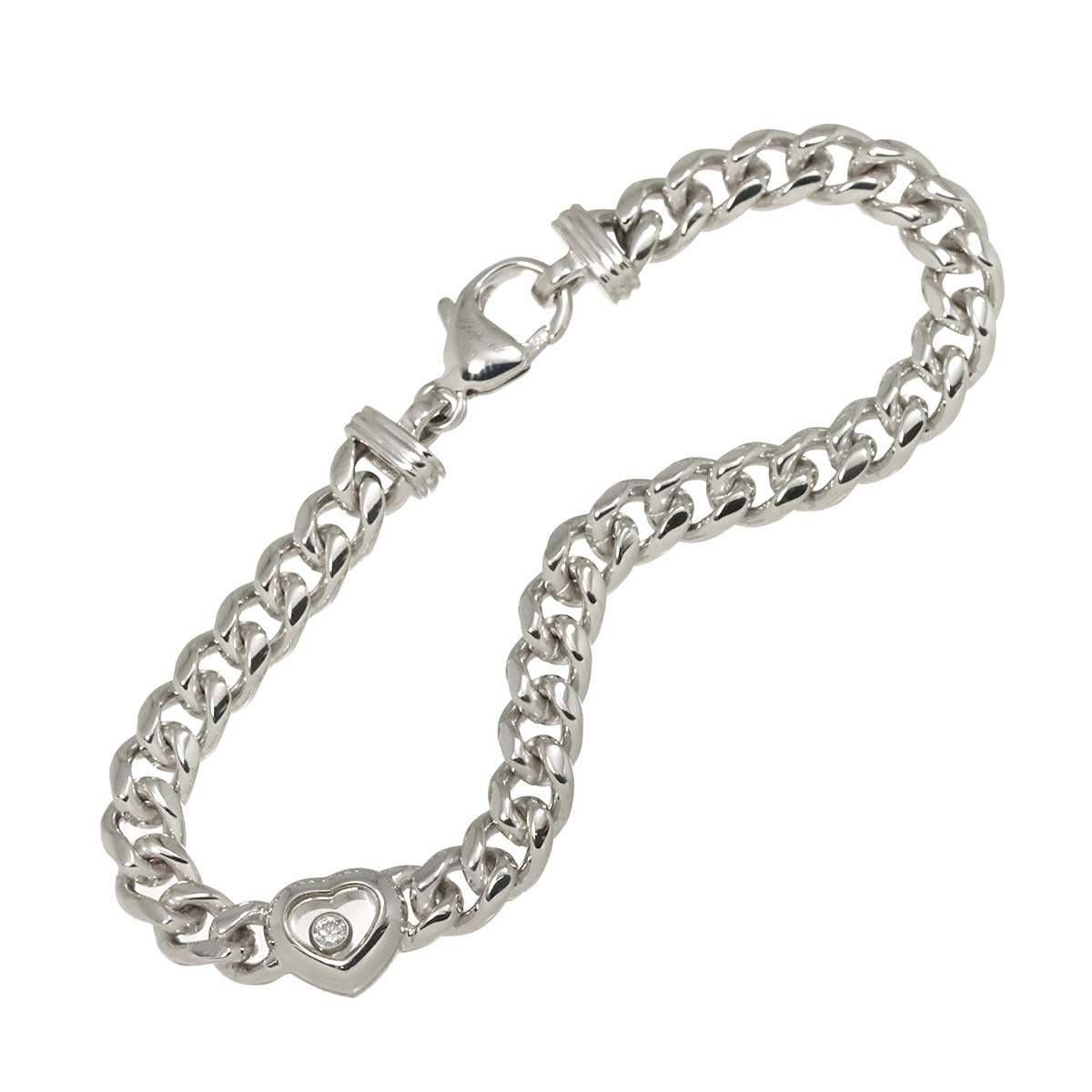 Happy Heart Diamond Bracelet 18K WG 750