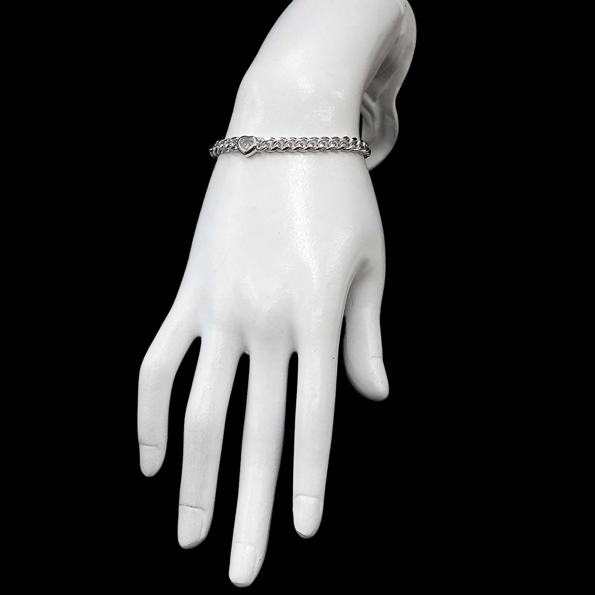 Happy Heart Diamond Bracelet 18K WG 750