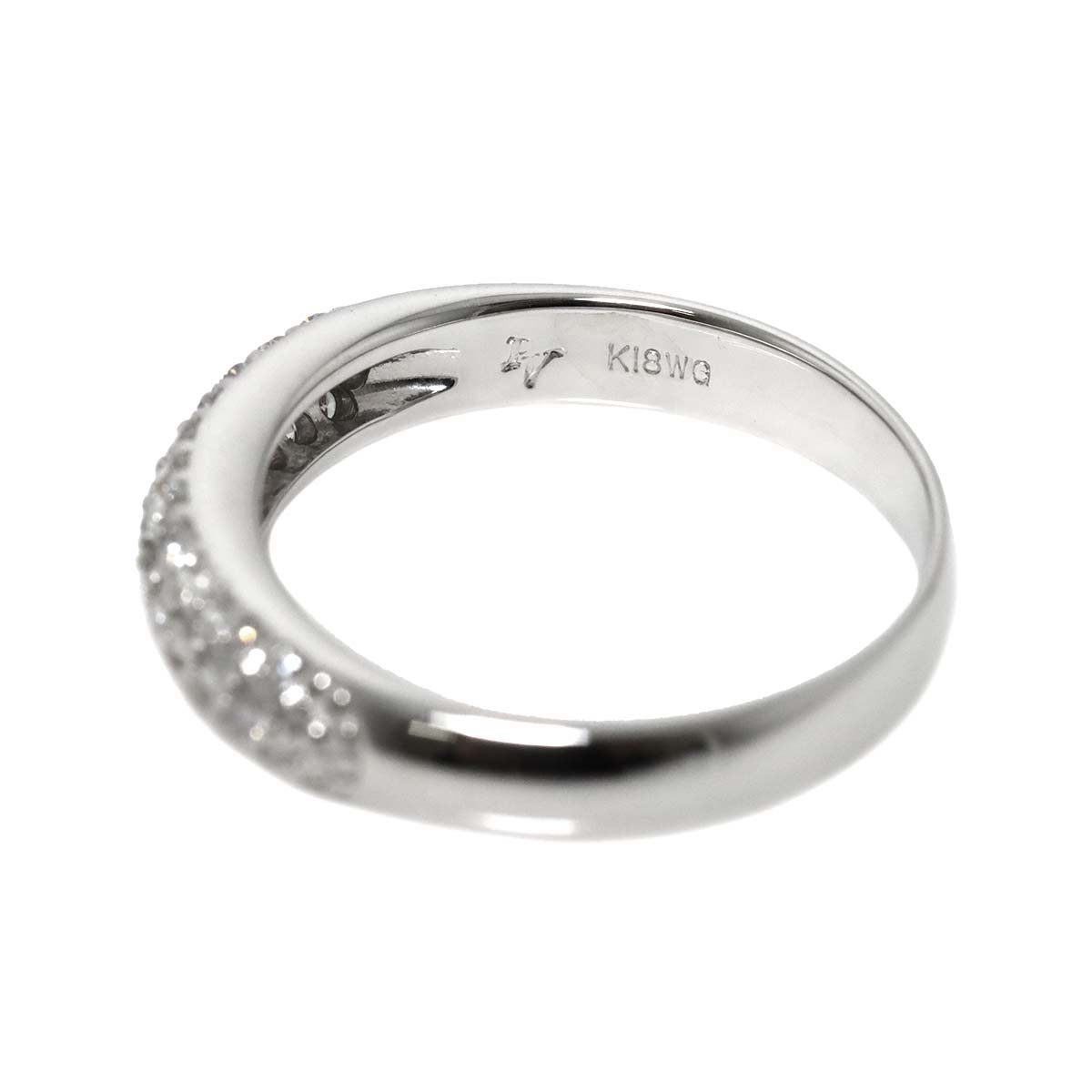 PICCOLINI Diamond 0.40ct Ring 18K WG 750 Size5.25(US)