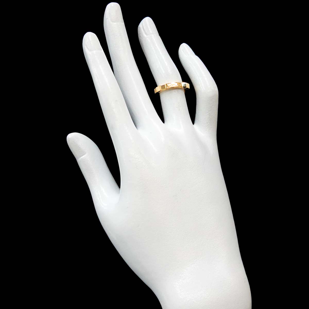 Laniere Ring 18K Yellow Gold 750 Size49 4.75-5(US)