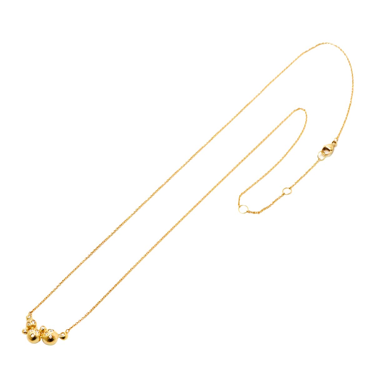 MOONLIGHT GRAPES Diamond Necklace 18K YG 750