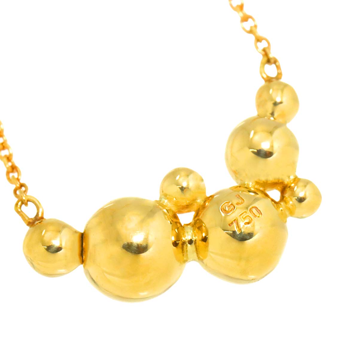 MOONLIGHT GRAPES Diamond Necklace 18K YG 750