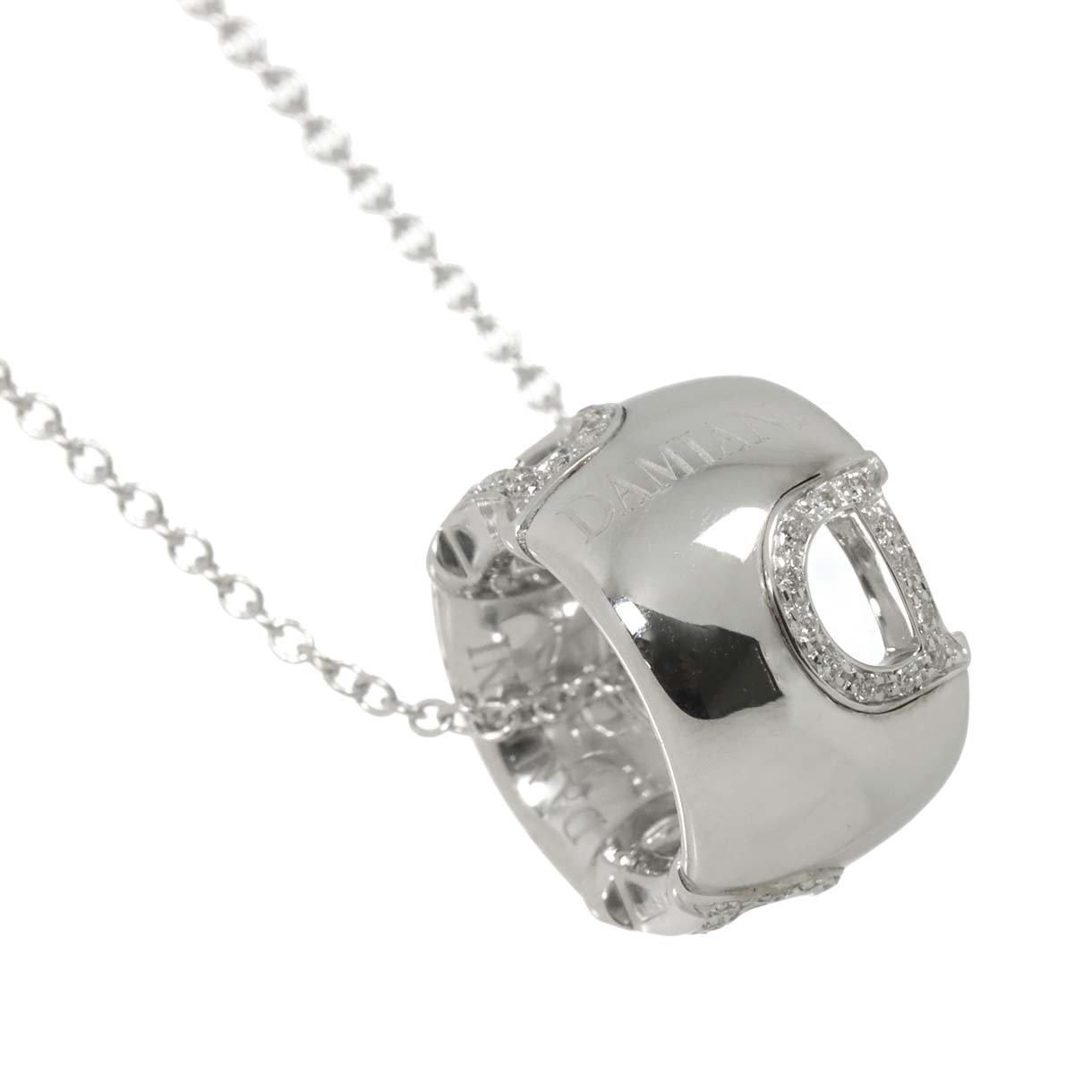 Diamond Necklace 18K WG 750