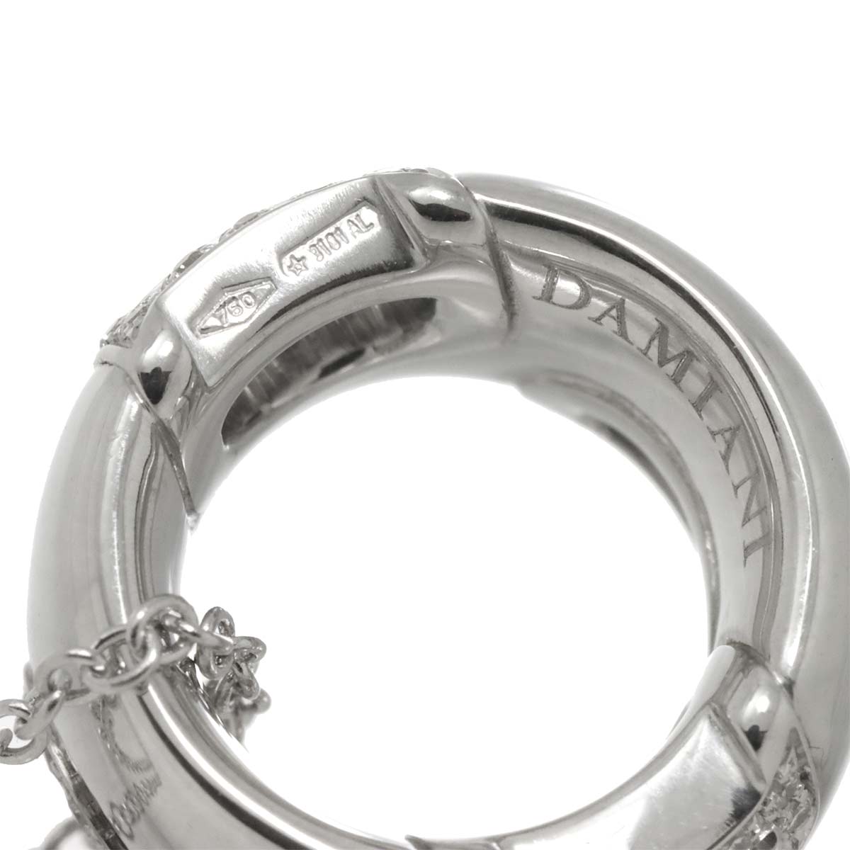 Diamond Necklace 18K WG 750