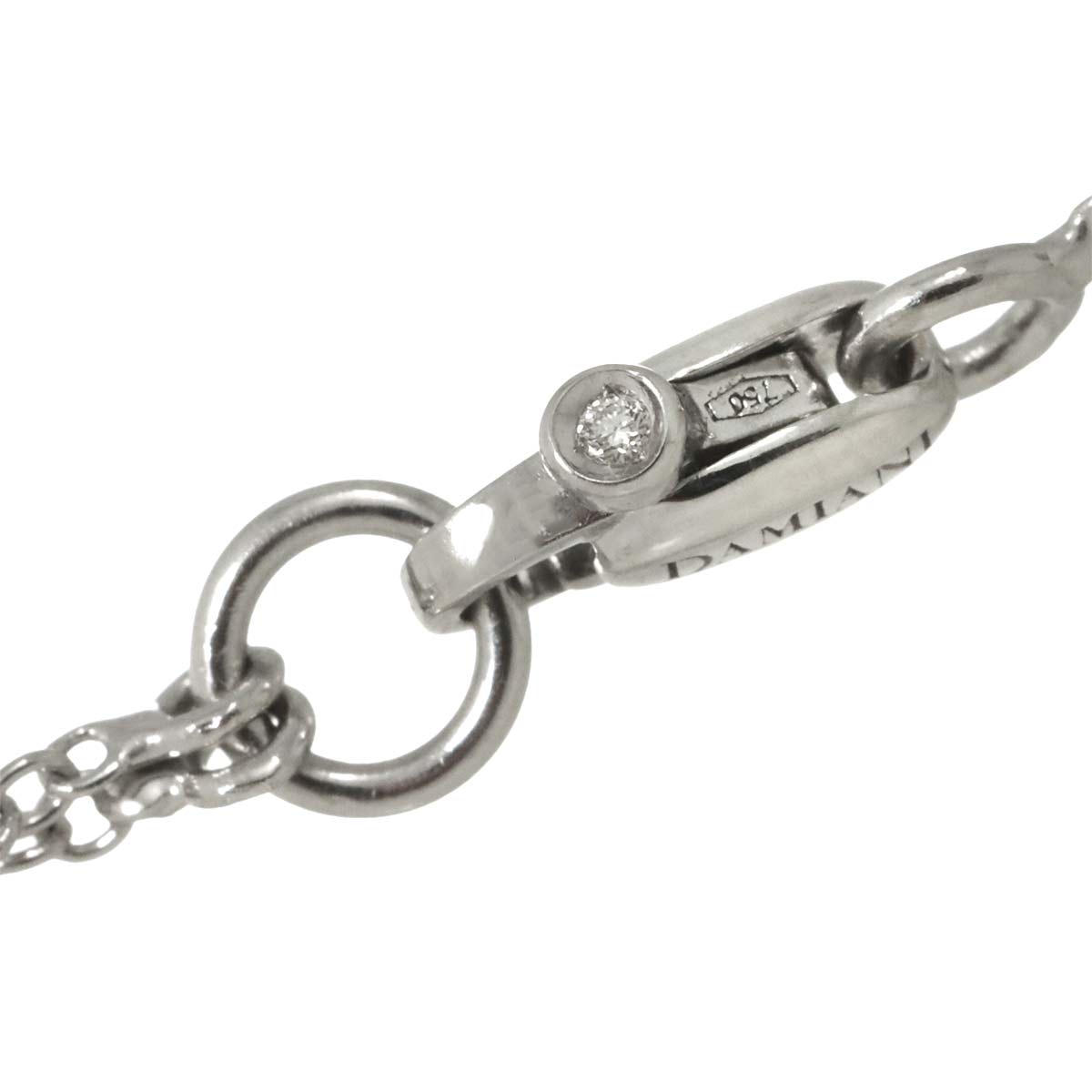 Diamond Necklace 18K WG 750