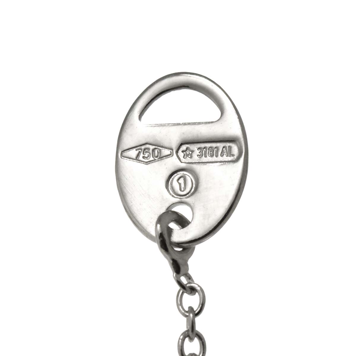 Diamond Necklace 18K WG 750