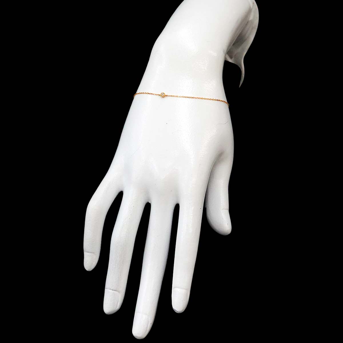 Diamond 0.03ct Bracelet 18K Yellow Gold 750