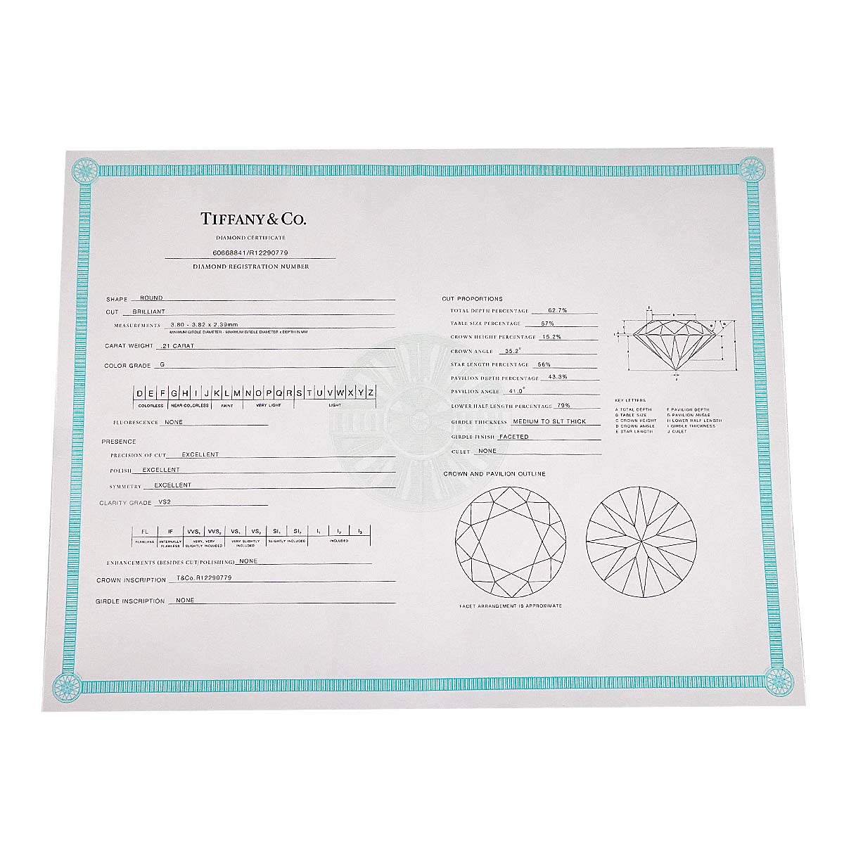 Diamond 0.21ctx2 G/VS1-VS2/3EX Earrings Pierced Pt