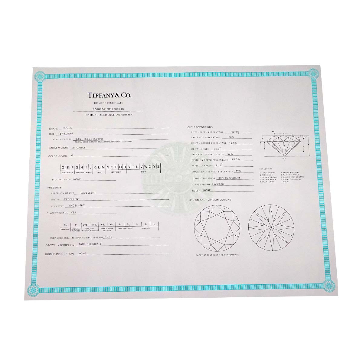 Diamond 0.21ctx2 G/VS1-VS2/3EX Earrings Pierced Pt