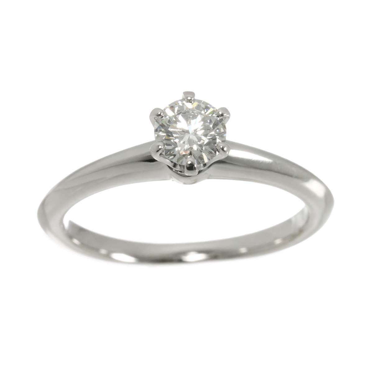 Diamond 0.38ct I/VVS2/3EX Ring Platinum Size5.25(US)